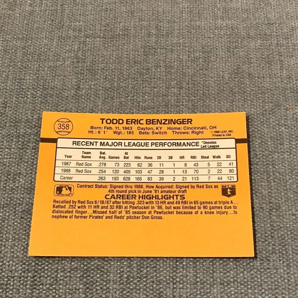 Donruss see pictures
